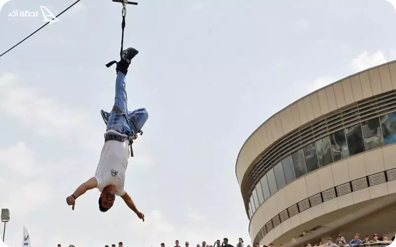 زیپ لاین برج میلاد