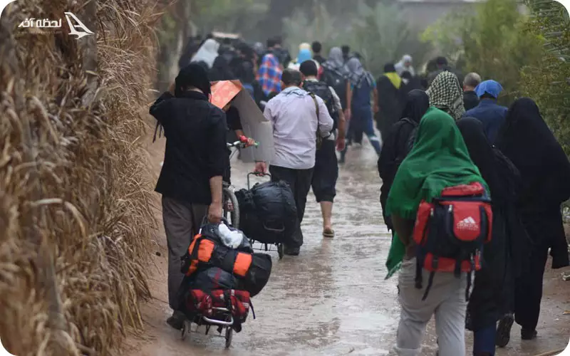 پیاده روی اربعین در کربلا