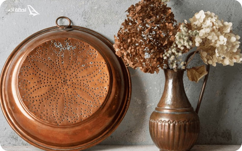 ظروف مسی کرمان