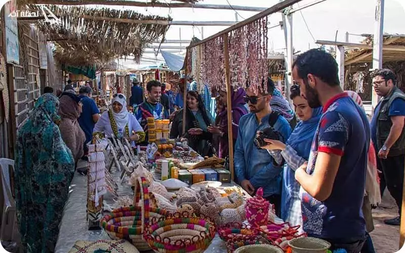 عکس بازار قدیم قشم