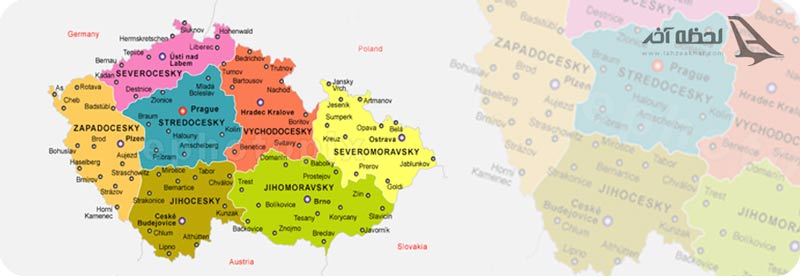 نقشه جمهوری چک