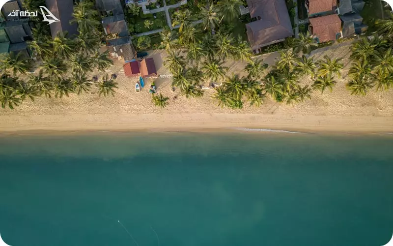 نمای بالا جزیره ساموئی تایلند