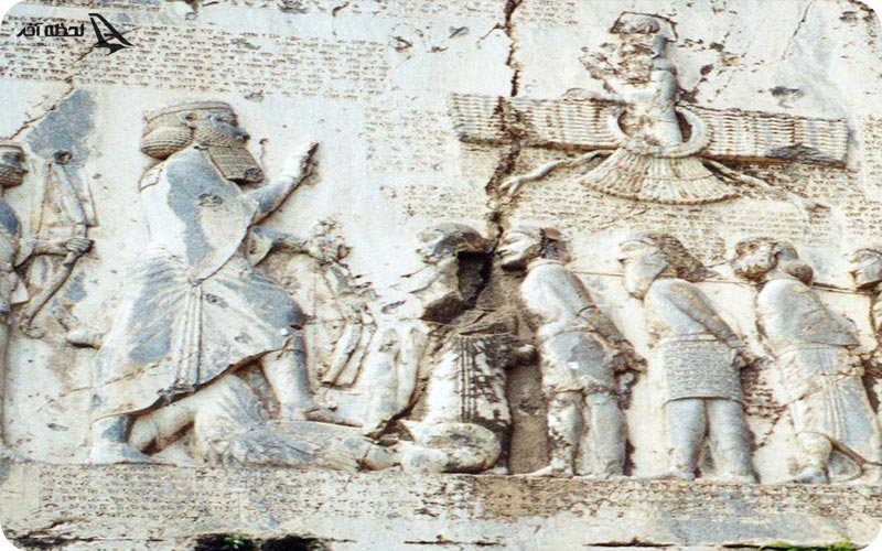 طرح کوروش کبیر بر روی دیوار