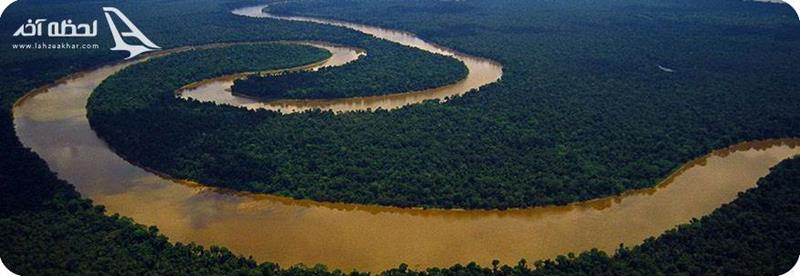 ریختن رود آمازون به اقیانوس اطلس