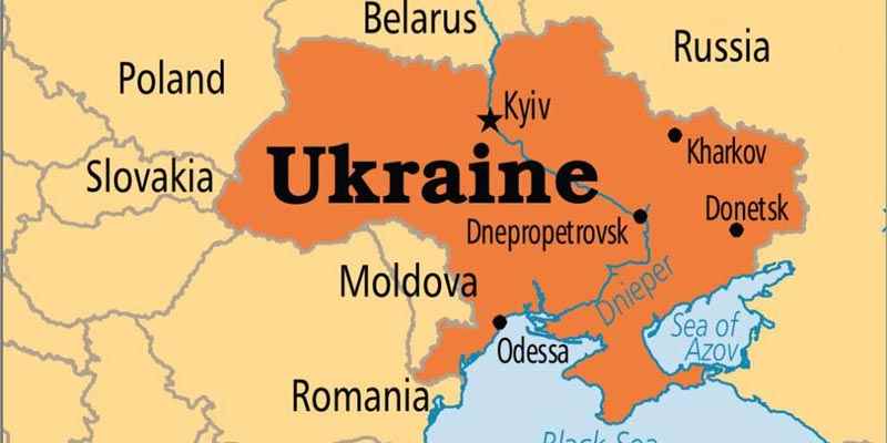 نقشه اکراین