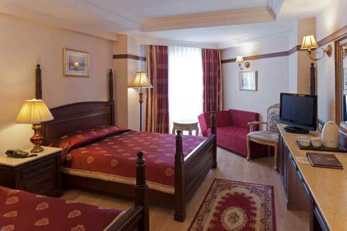 هتل دلفین پالاس نمای اتاق خواب تک نفره