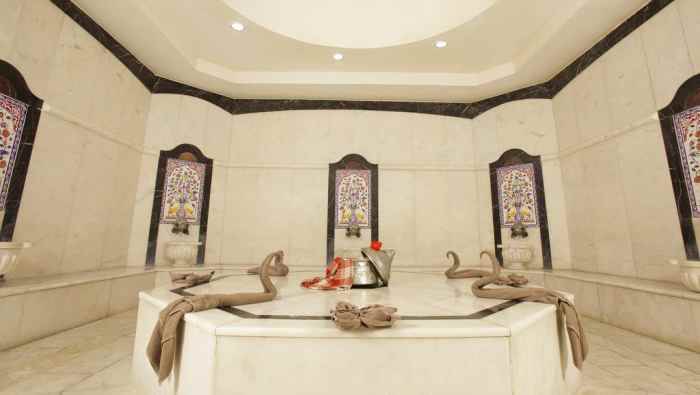 هتل ونزیا پالاس نمای حمام ترکی