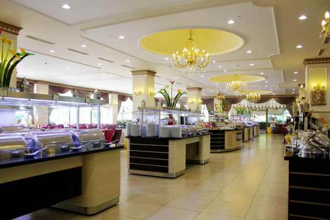 هتل ونزیا پالاس نمای منوی انتخابی غذا