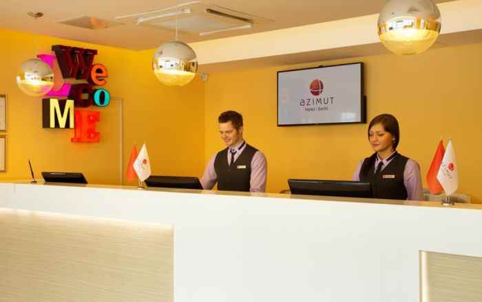 هتل ازیموت سوچی نمای لابی