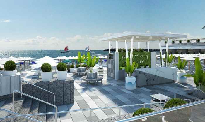 هتل مرکور سوچی نمای چشم انداز دریا