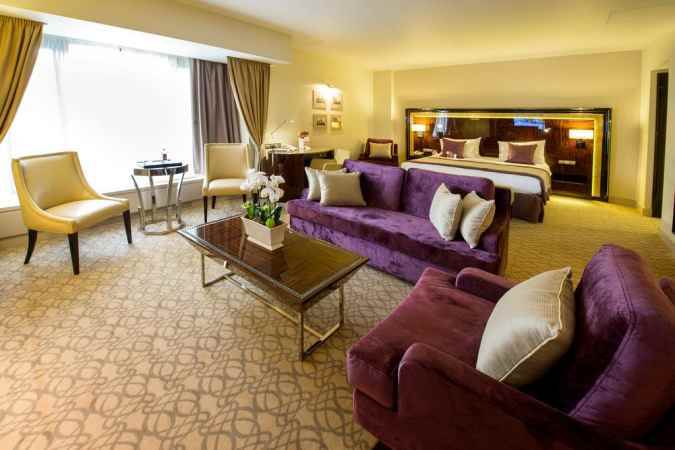 هتل کرون پلازا مسکو نمای سالن اتاق ها