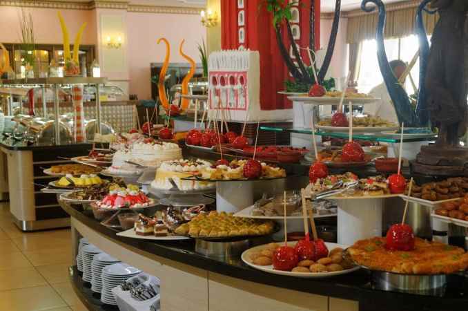 هتل ونزیا پالاس نمای منوی غذا