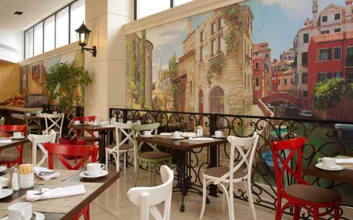 هتل رادیسون سلاویانسکایا نمای کافه رستوران