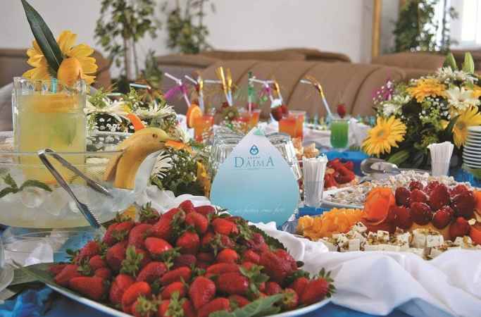 هتل دایما ریسورت نمای منوی صبحانه