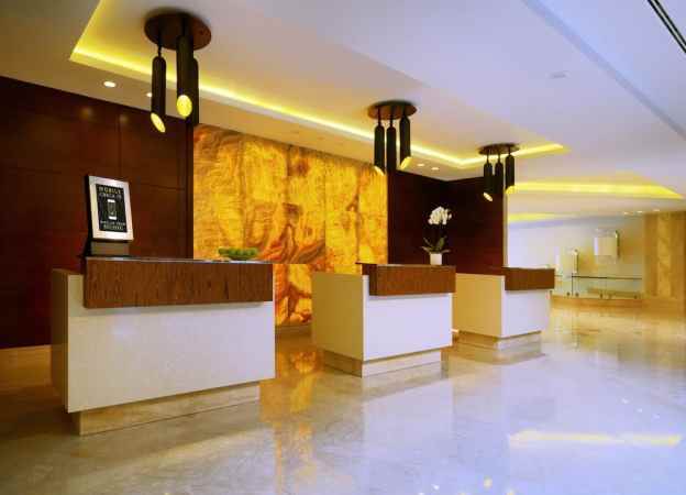 هتل مسکو مارییوت نووی نمای پذیرش لابی