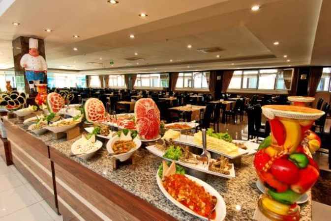 هتل مایا ورلد نمای منوی غذا