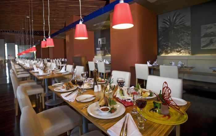 هتل کروانسارای لارا نمای منوی غذا