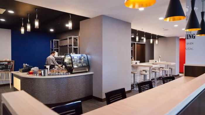 هتل هالیدی این موسکووسکی نمای کافه رستوران لابی