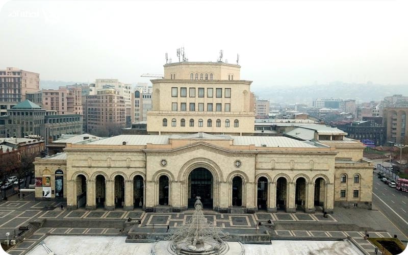 نگارخانه ملی ارمنستان از بالا