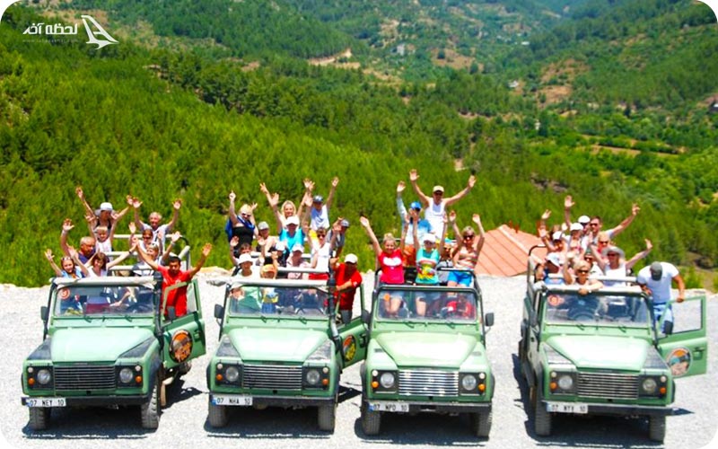 هزینه جیپ سافاری بدروم