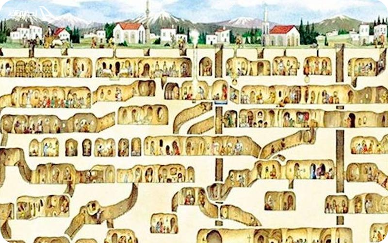 شهر زیرزمینی درینکویو