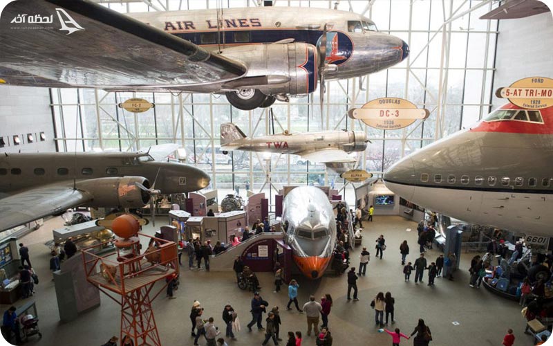 داخل موزه صنایع هوایی استانبول