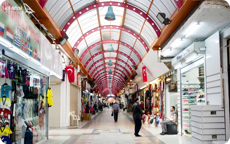 داخلی مرکز خرید تانساش در مارماریس