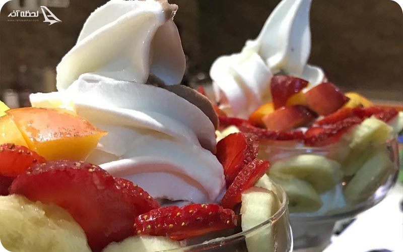 بستنی کافه نوتلا جوس