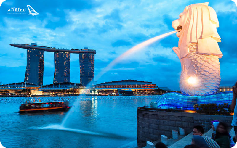 عکس پارک مرلیون سنگاپور	