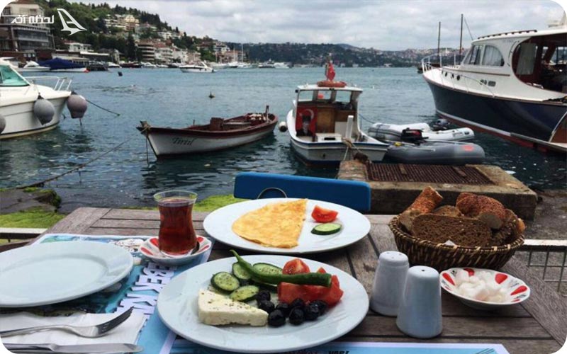 غذاهای کافه ببک استانبول