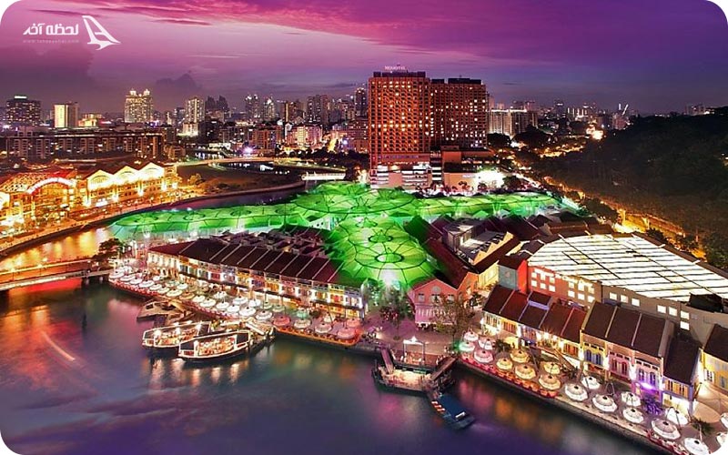 عکس اسکله کلارک سنگاپور	