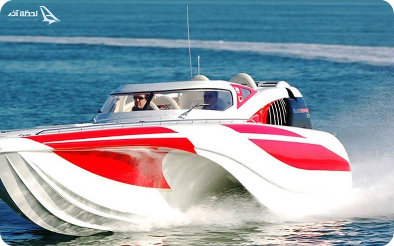 قایق سواری در کیش