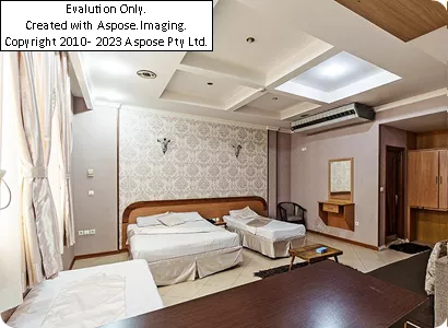 اتاق های هتل مشکات