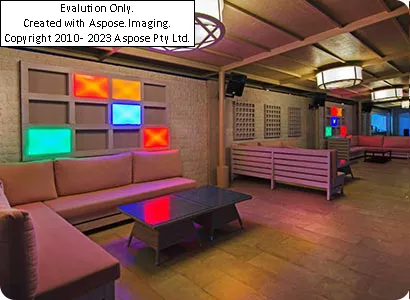 فضای استراحت مبلمان هتل