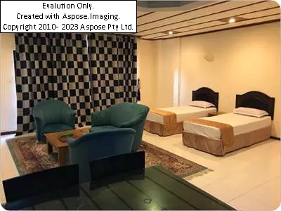 اتاق های هتل آبشار