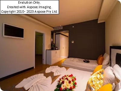 اتاق های دو تخته هتل سنزا