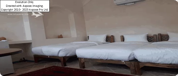 اتاق های سرای سنتی تقی خان