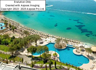 نمایی از محوطه هتل