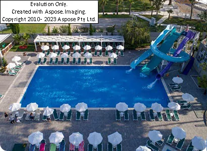 عکس هوایی از هتل Barut Kemer