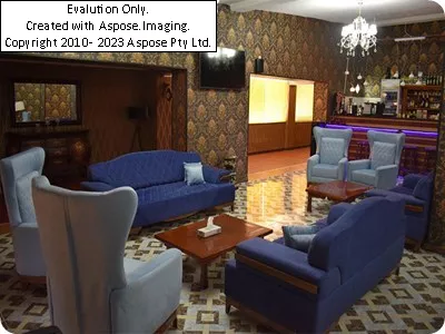 لابی هتل شاهان در چابهار