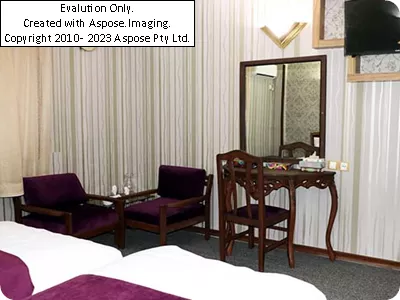 اتاق دو تخته هتل شیراز مشهد