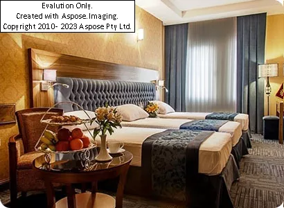 اتاق های هتل ایران زمین