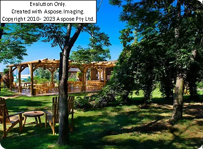 محوطه هتل Belconti Resort