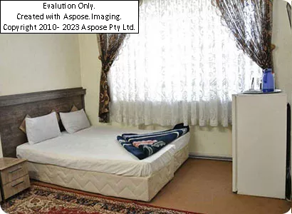 اتاق های هتل رضا مشهد