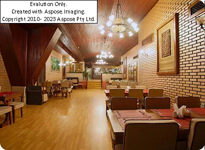 فضای رستوران هتل