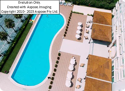 عکس هوایی از Crowne Plaza