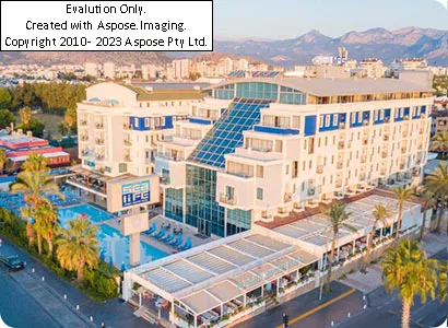 نمایی از ساختمان هتل