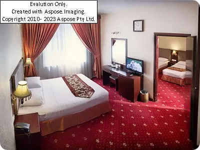 اتاق های دو تخته هتل سهند مشهد